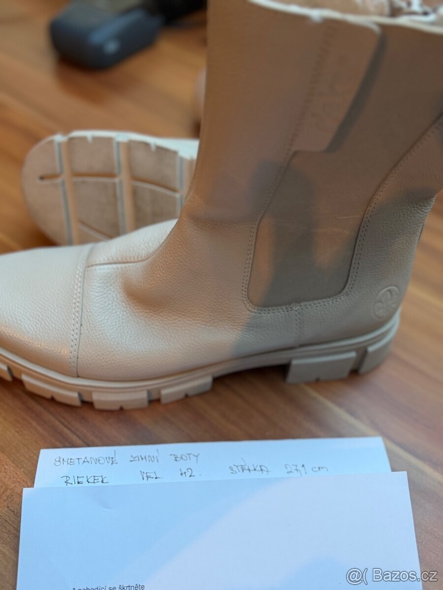 Saténové boty RIEKER - 7