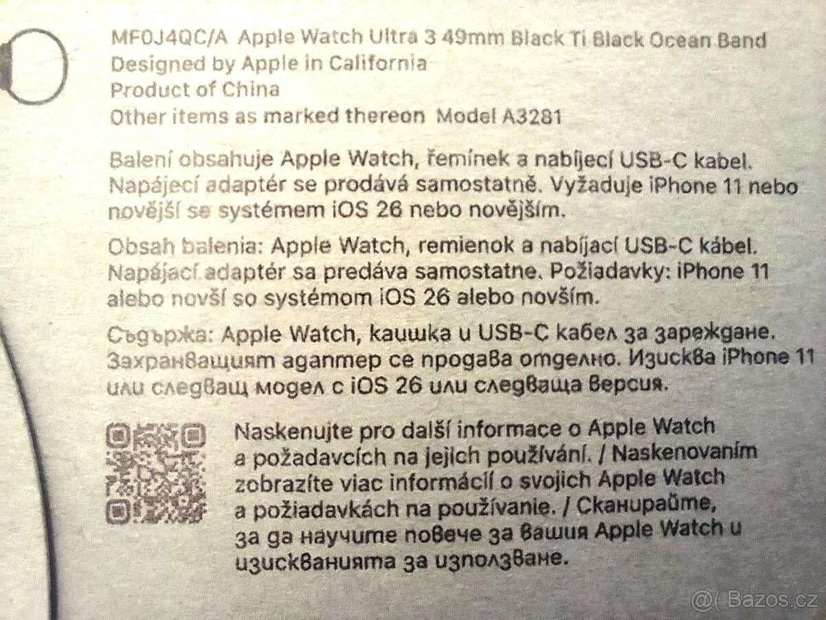 Apple Watch Ultra 3 - NOVÉ ZABALENÉ - 7