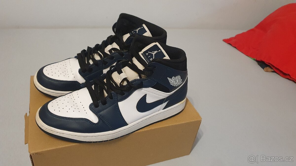 Boty Nike air Jordan 1 mid armory navy - 7