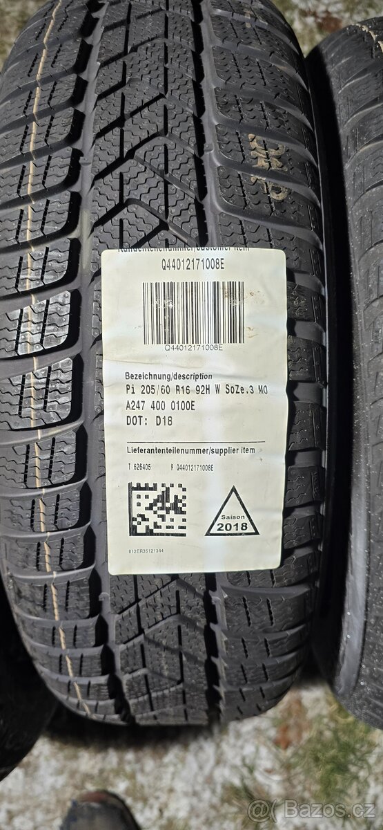 Nová zimní sada MB A (W177) ,pneu 205/60/16 - možnost zaslat - 7