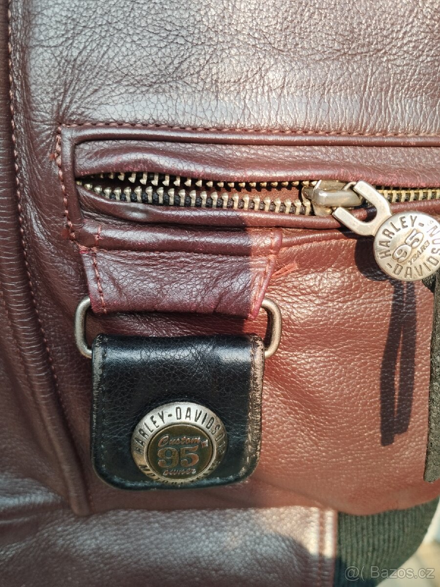 Kožená retro bunda Harley Davidson - 7