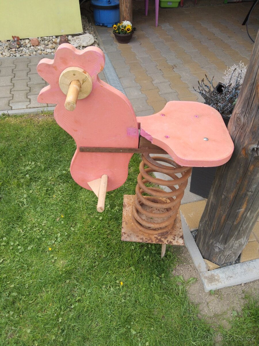 Pružinová houpačka kohout - 7
