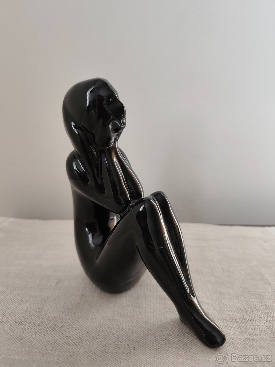 Akt žena Brusel keramická soška - 7