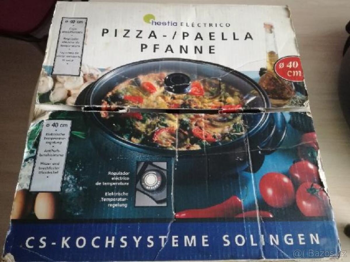 Pizza/paella elektrická pánev - 7