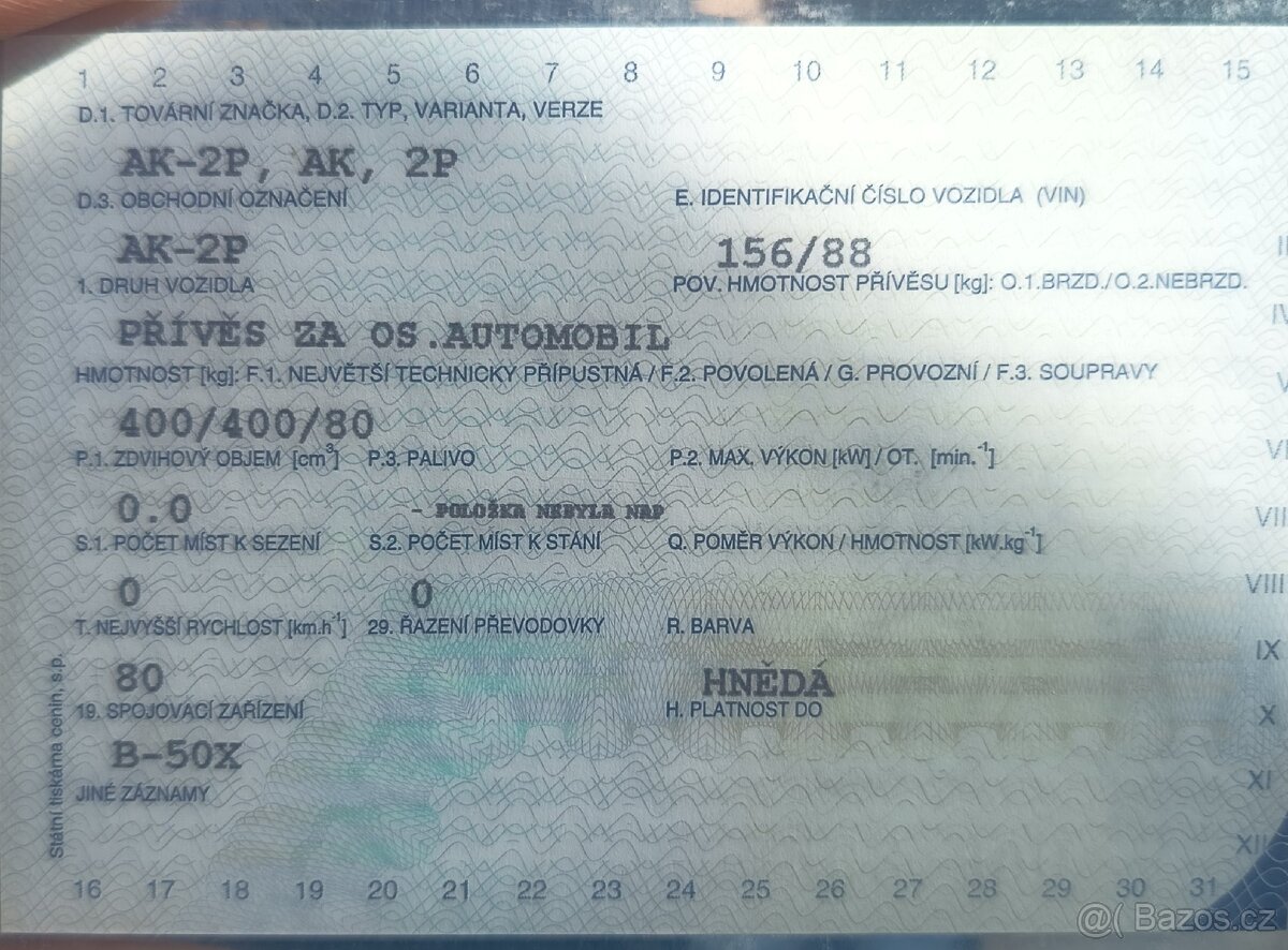 Přívěsný vozík za auto - 7