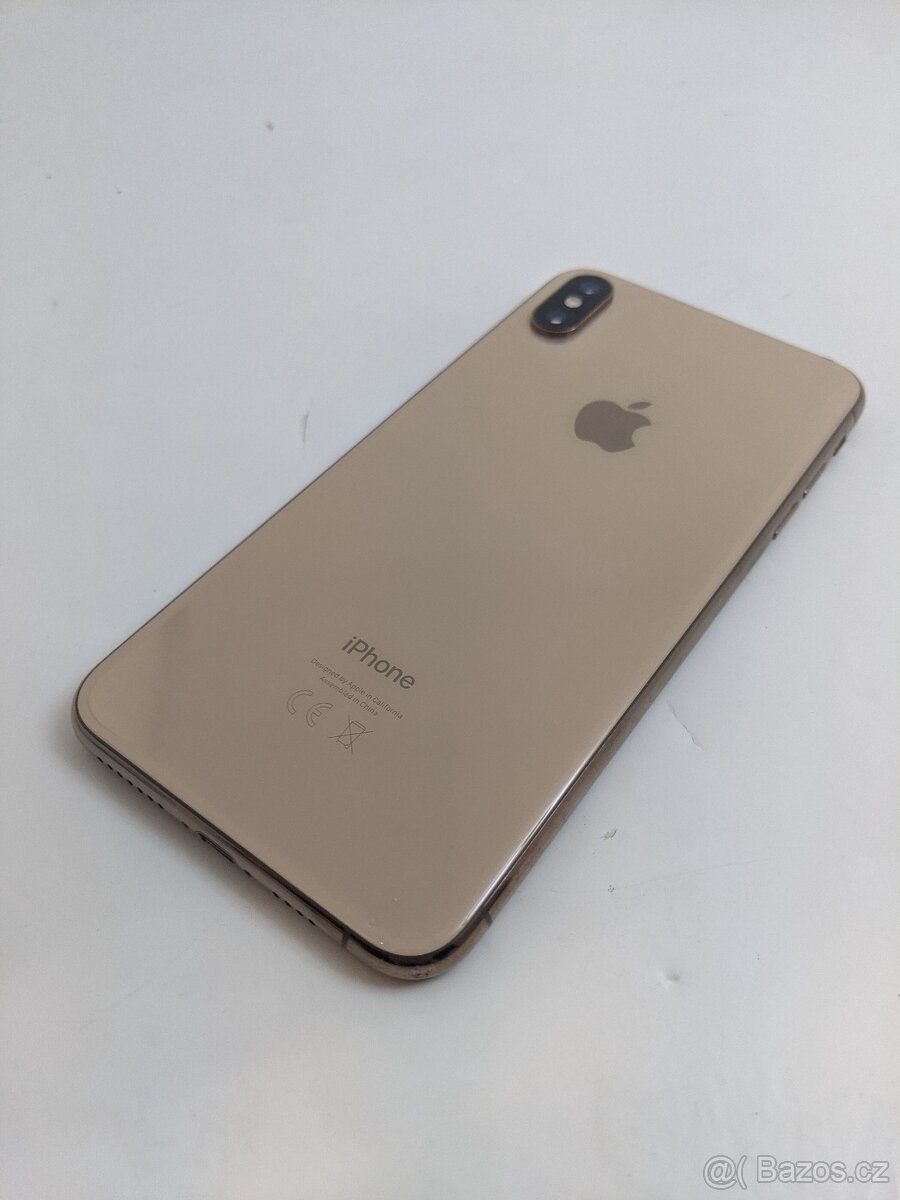 iPhone XS Max 256gb gold. Baterie 100%. Záruka 6 měsíců - 7