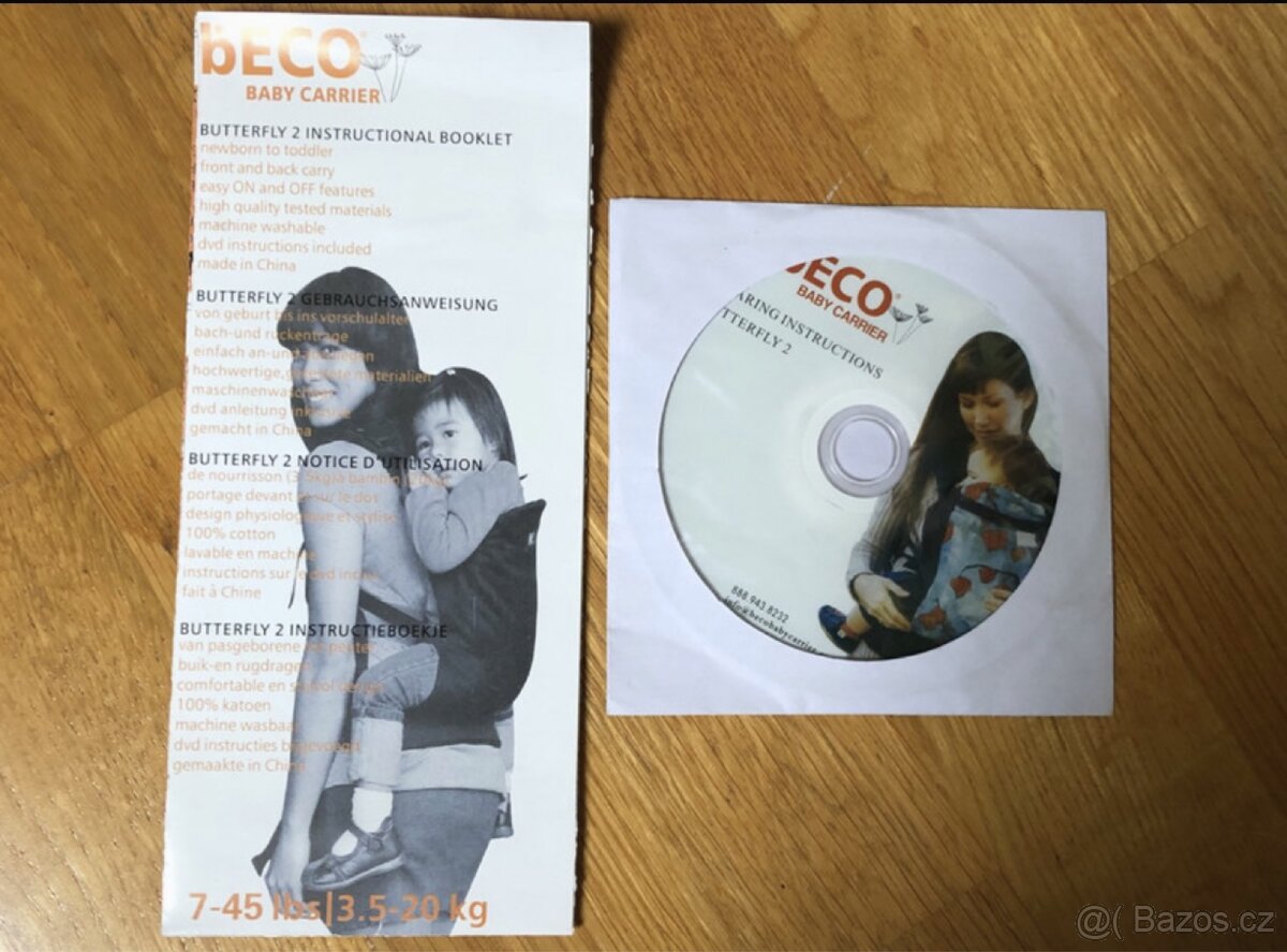 Nosítko ergonomické Beco Butterfly II - Sleva - 7