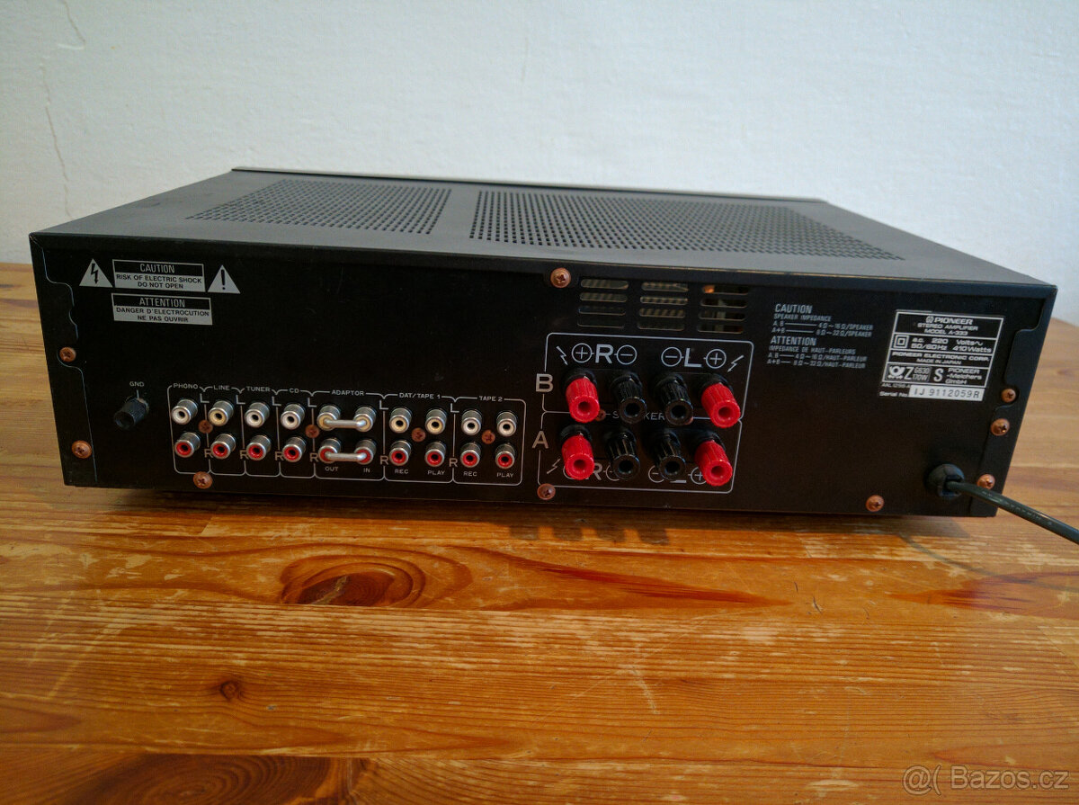 Zesilovač Pioneer A-333, 2 x 40W/8Ω RMS - 7