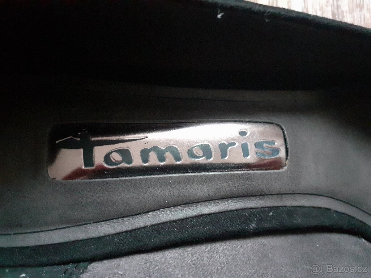 Dámské černé lodičky Tamaris 41/42 - 7