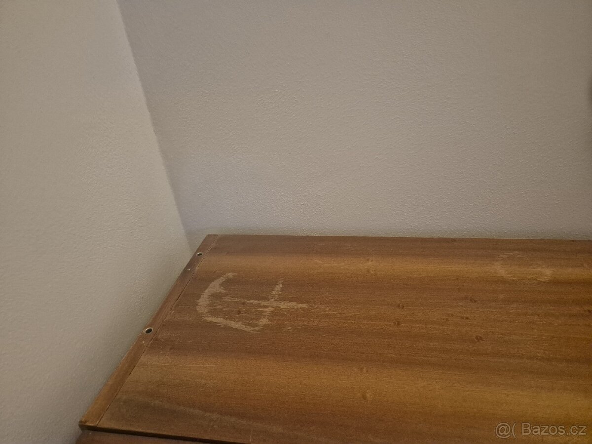 2 dřevěné skříně / komody / knihovny - 7