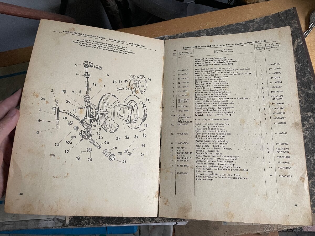 REZERVACE Seznam náhradních dílů Škoda 100, 100L, 110L de Lu - 7