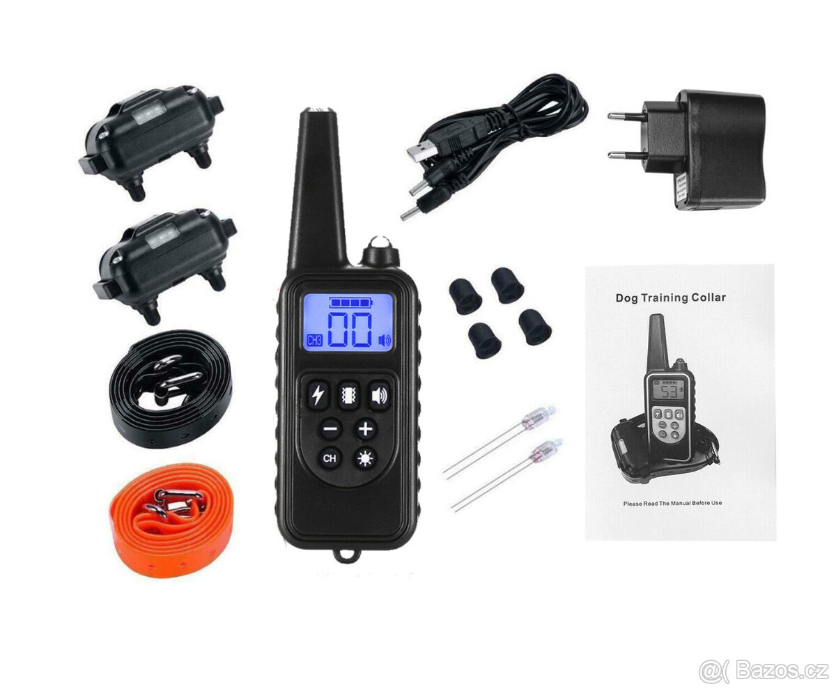 Elektrický výcvikový obojek pro 2 psy Patpet 776 - 7