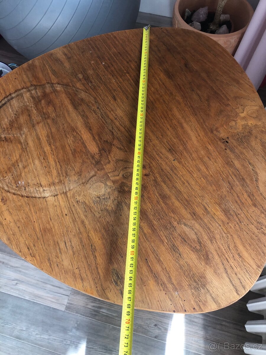 Retro konferenční stolek trsátko - 7