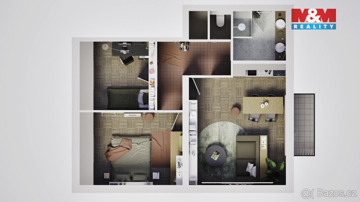 Prodej nájemního domu, 414 m², Votice, ul. Klášterní - 7