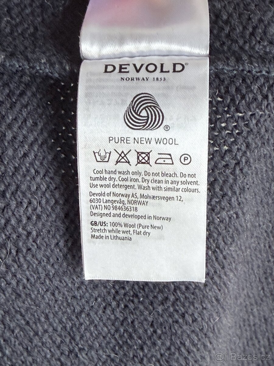 Vlněný svetr Devold Bjornoya Wool Sweater - 7