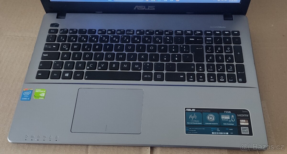 Asus F550L, 12GB RAM, i5, druhá grafika, win11, office - 7