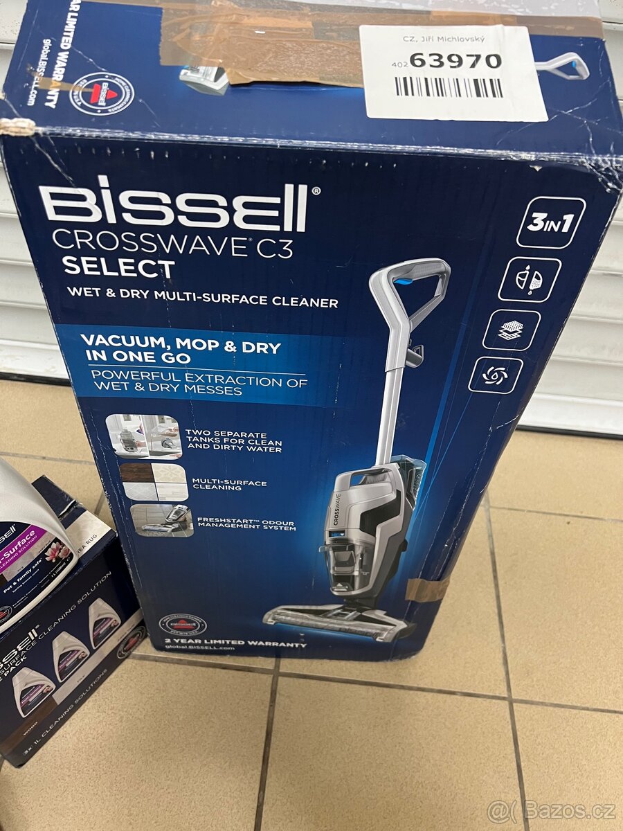 Bissell 3551N CrossWave C3 Select, stříbrná - 7