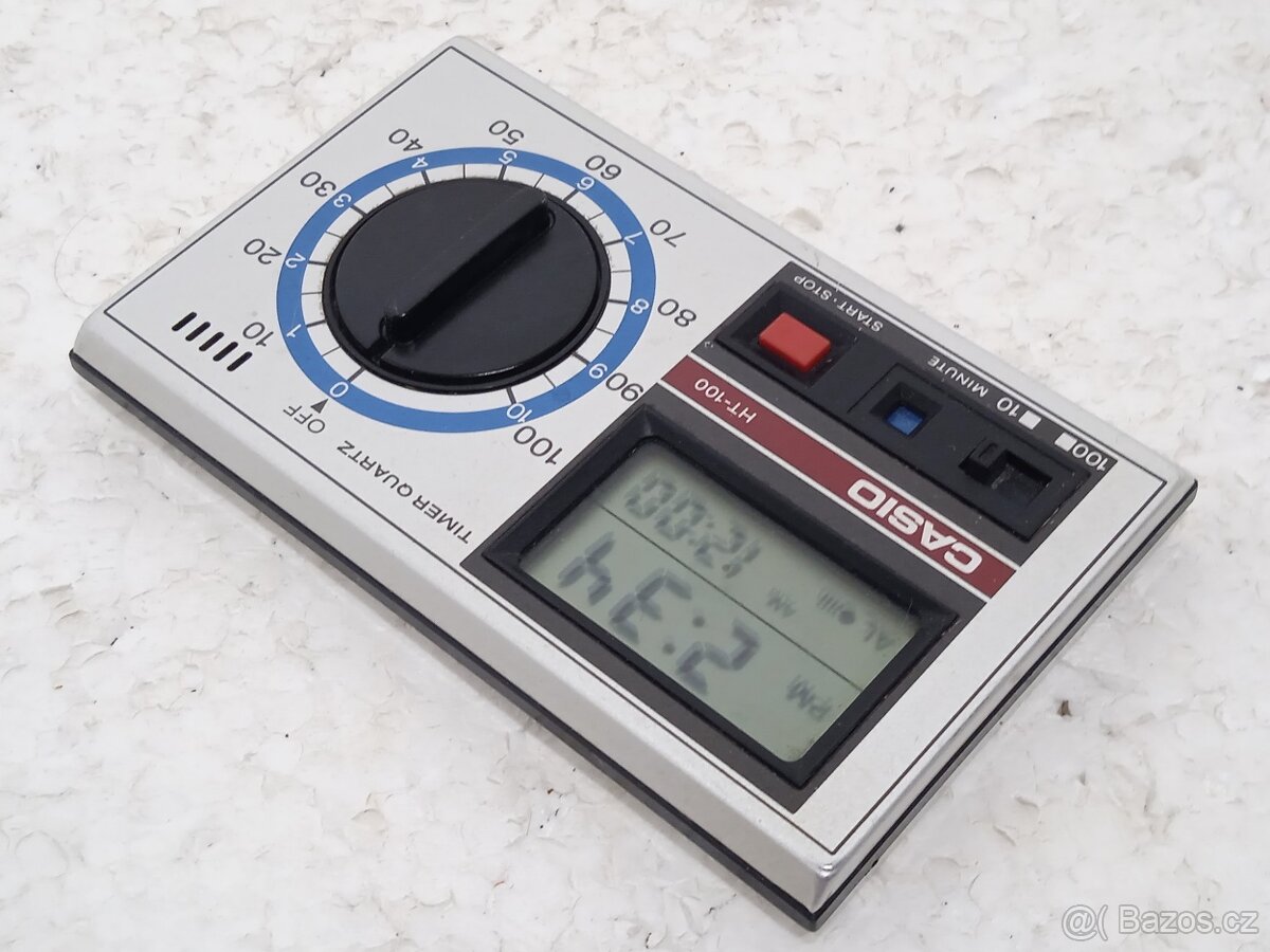 Casio HT-100 - retro kuchyňská minutka Japan - 7