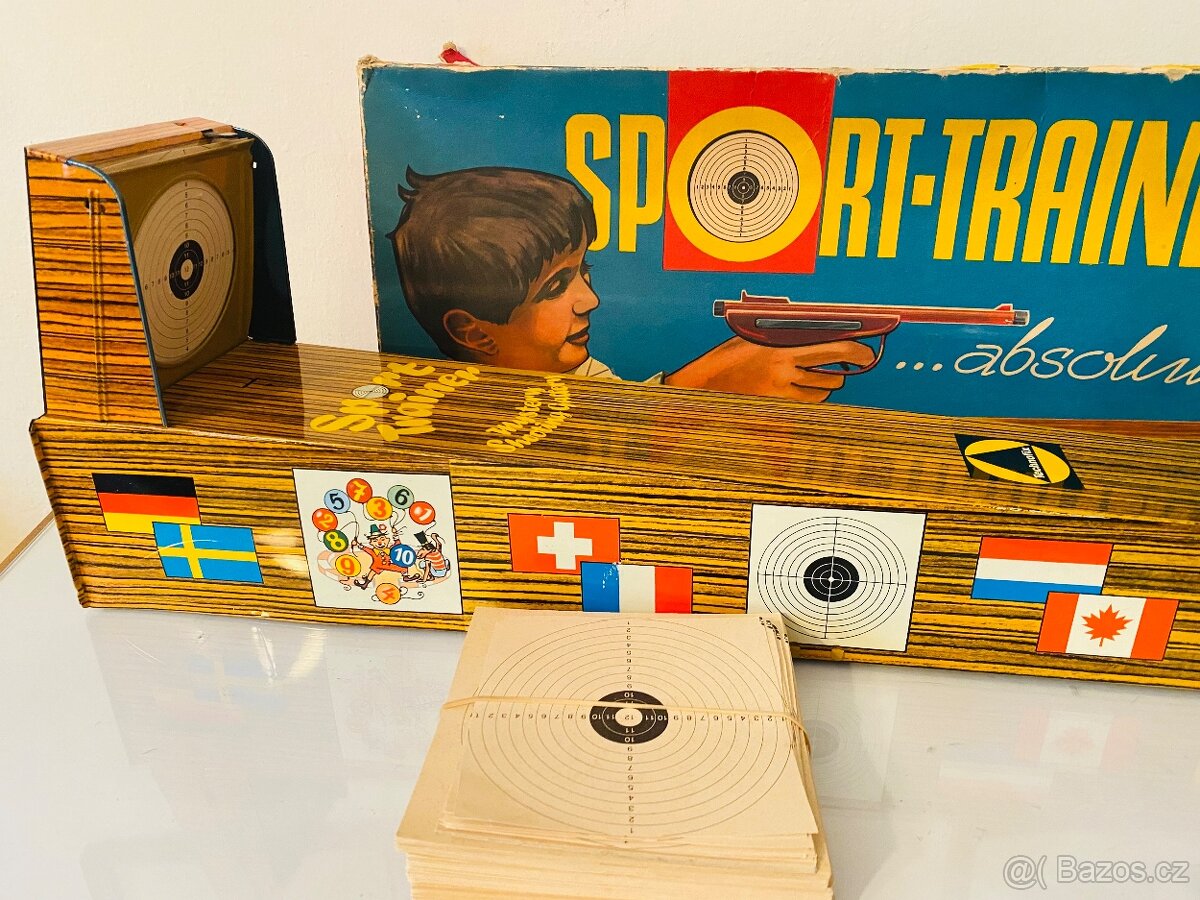 Vintage hra Sport Trainer, 60.léta, komplet, jako nové. - 7
