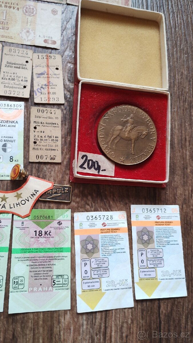 Plaketa, bankovky atd. - 7