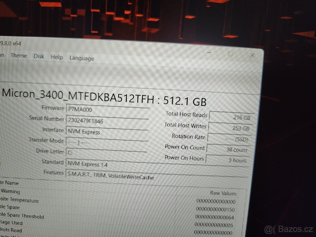 Herní notebook Acer nitro v15 z RTX 4050 - 7