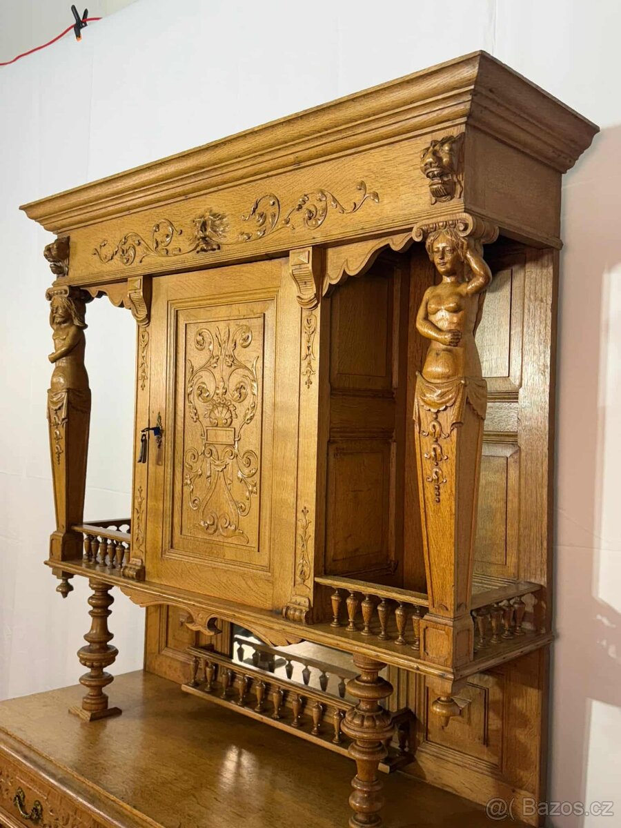 Historický kredenc / příborník (134024) - 7