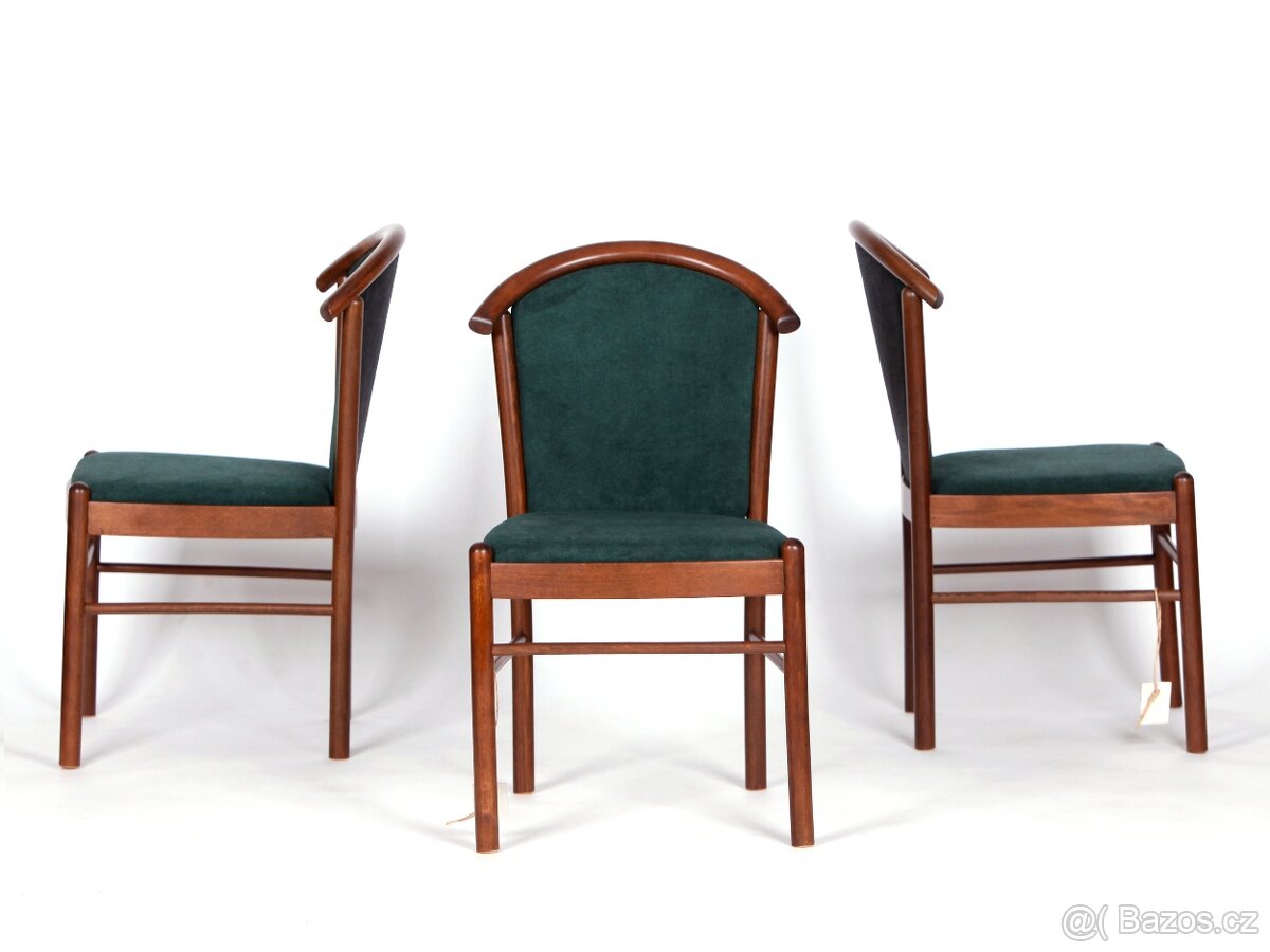 Velké čalouněné židle TON, 4 nikdy nepoužité kusy. - 7