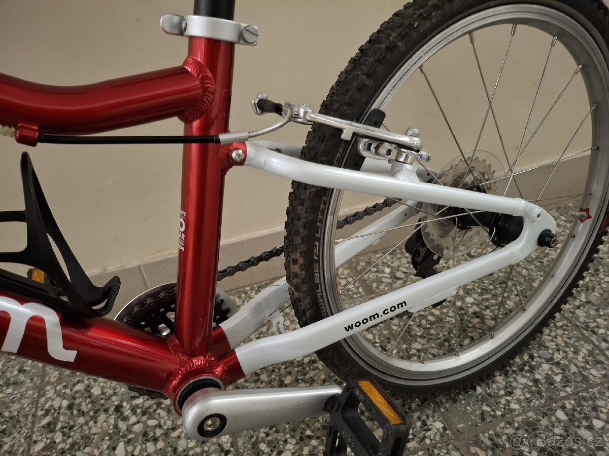 Dětské kolo WOOM 4 20" výroční červená metalíza - 7