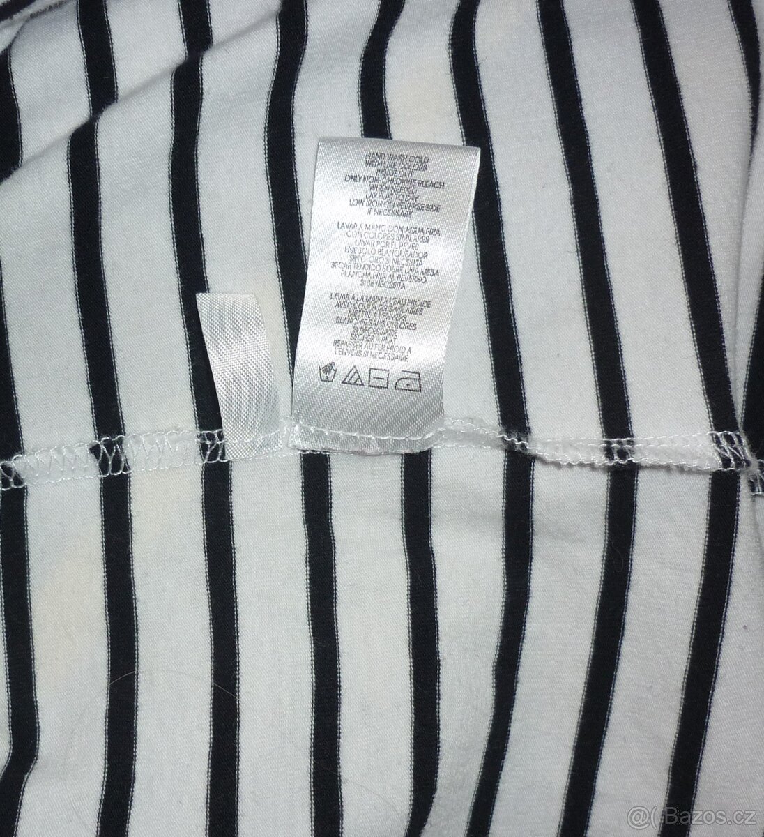 Bílo - černé dámské tričko Karl Lagerfeld - 7