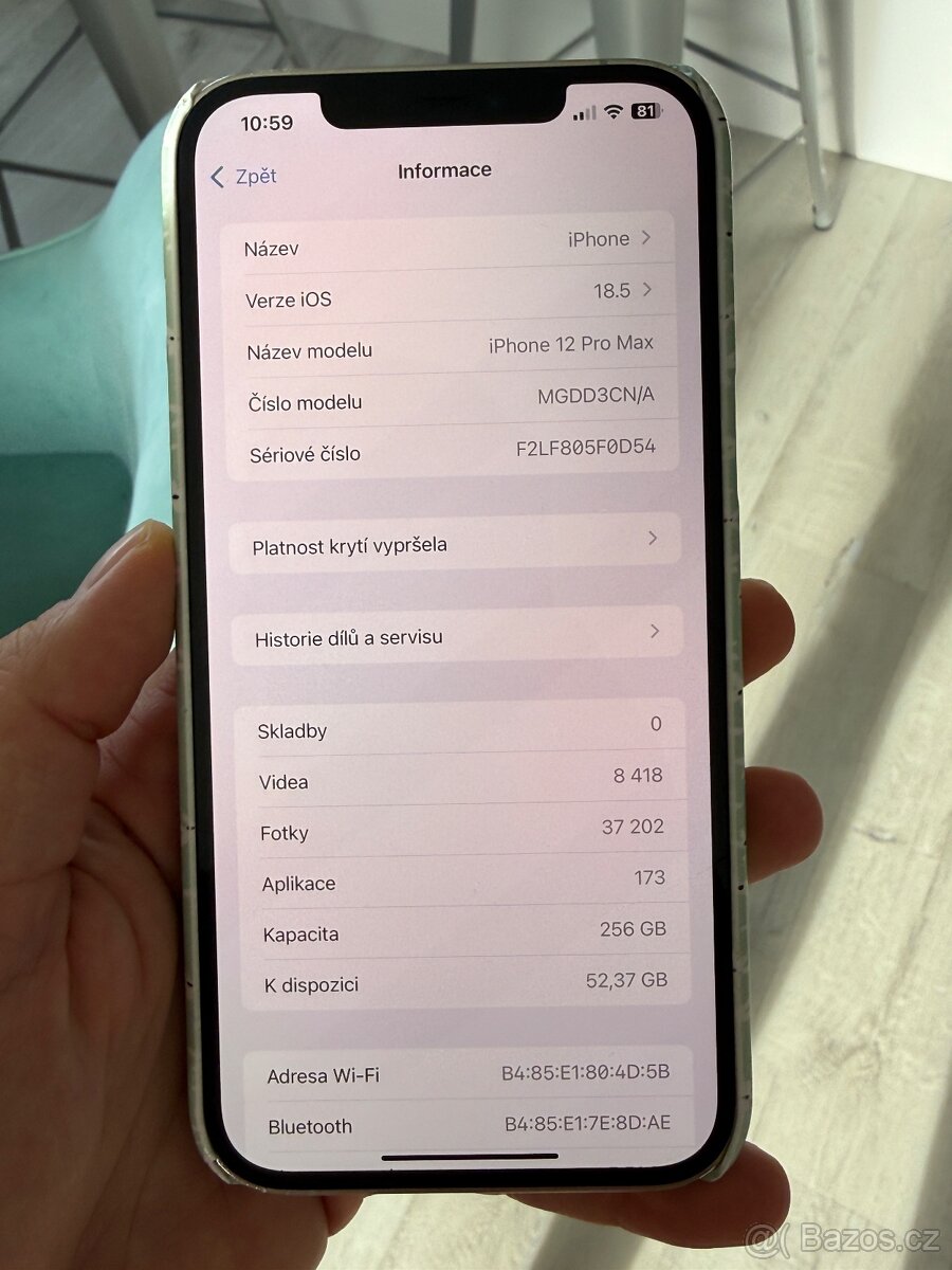 iPhone 12 PRO MAX 256GB bílá - 7