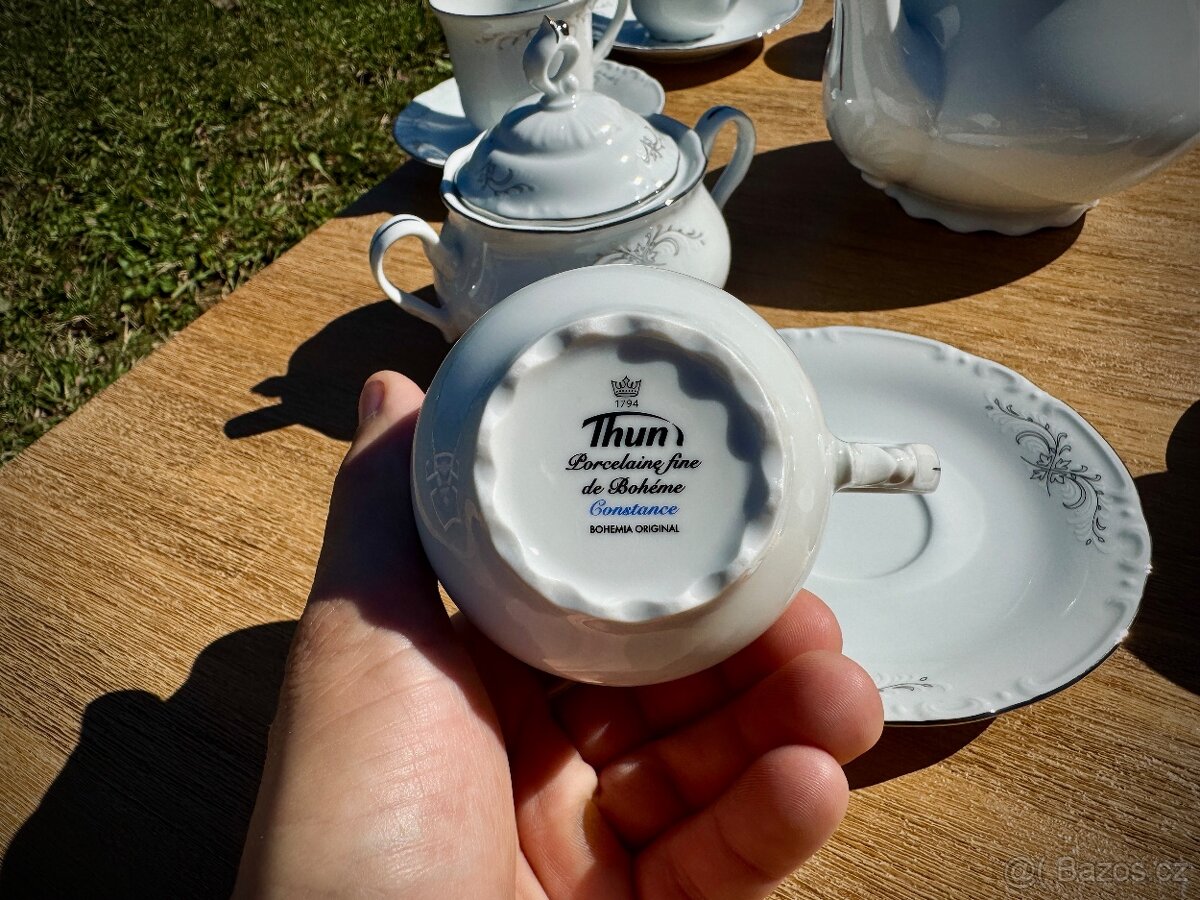 Čajová souprava Thun Constance – porcelán Bohemia Original - 7