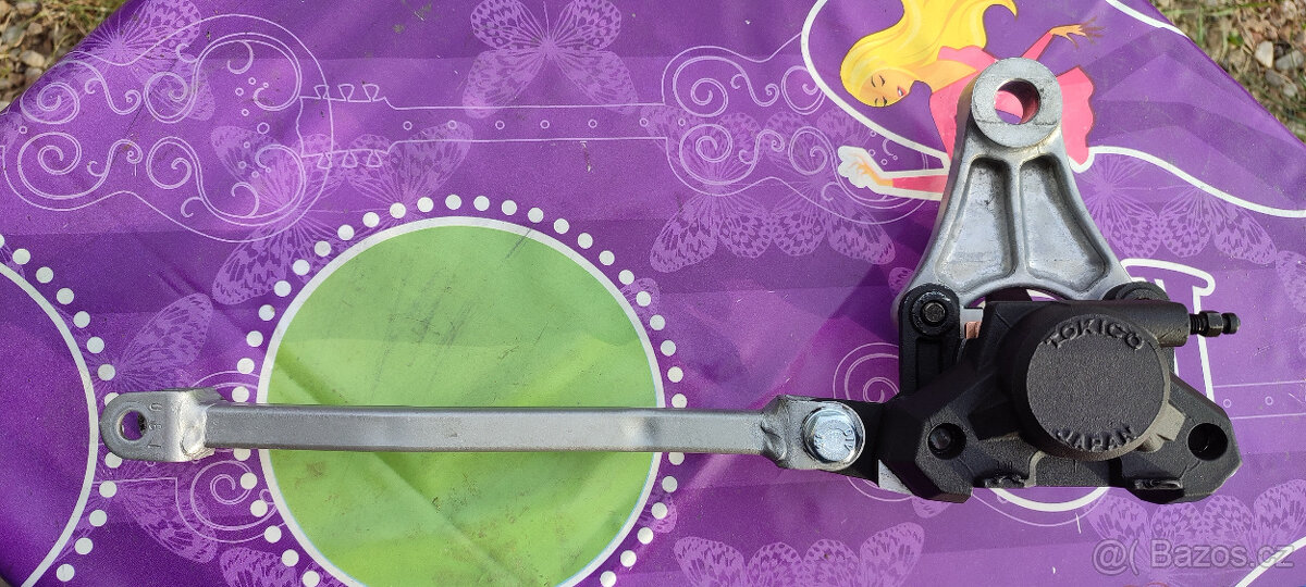 Suzuki SV 650N/S (1999- 2002) Třmen zadní + unašeč a držák - 7