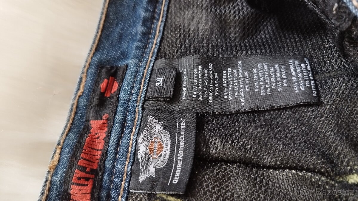 Harley Davidson Riding pánské moto jeansy - 7