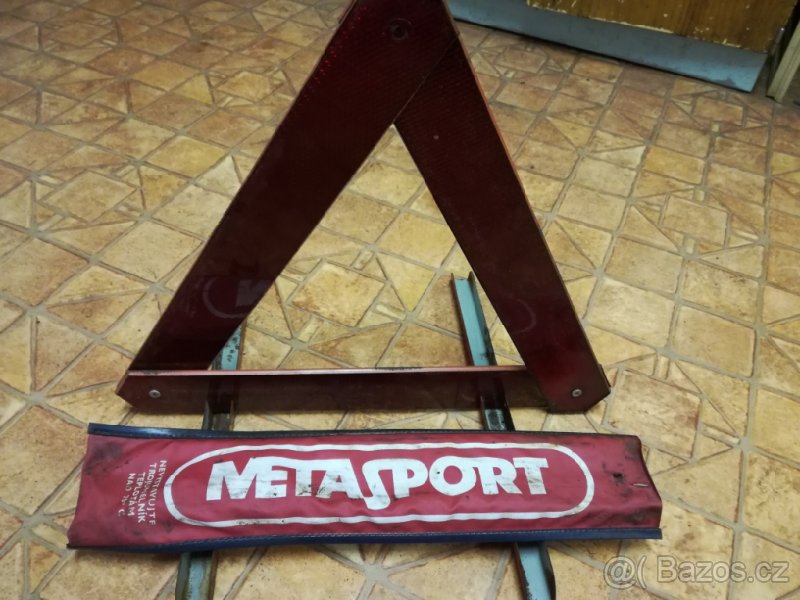 Výstražný trojúhelník retro - 7