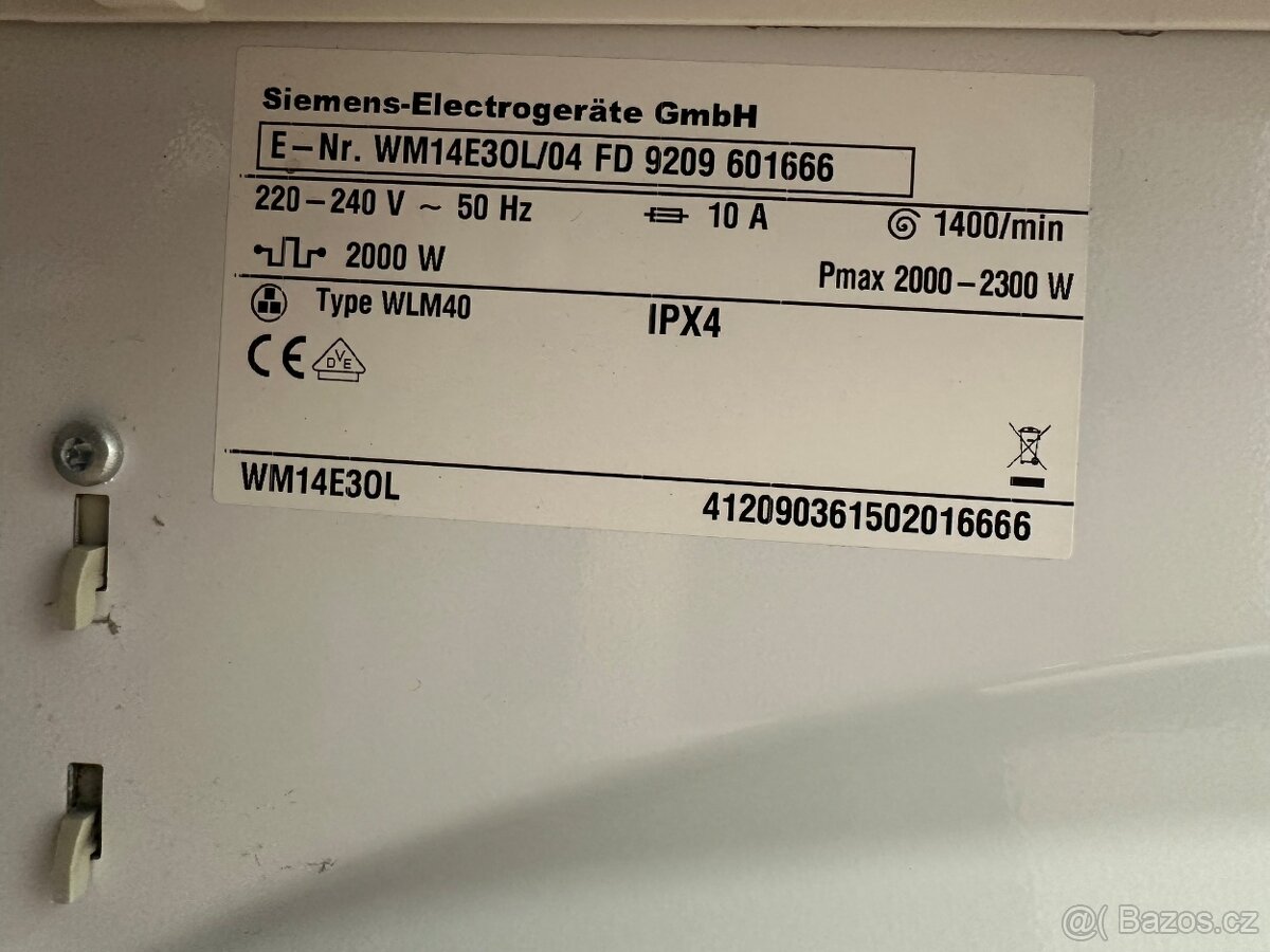 Pračka Siemens (258) - 7