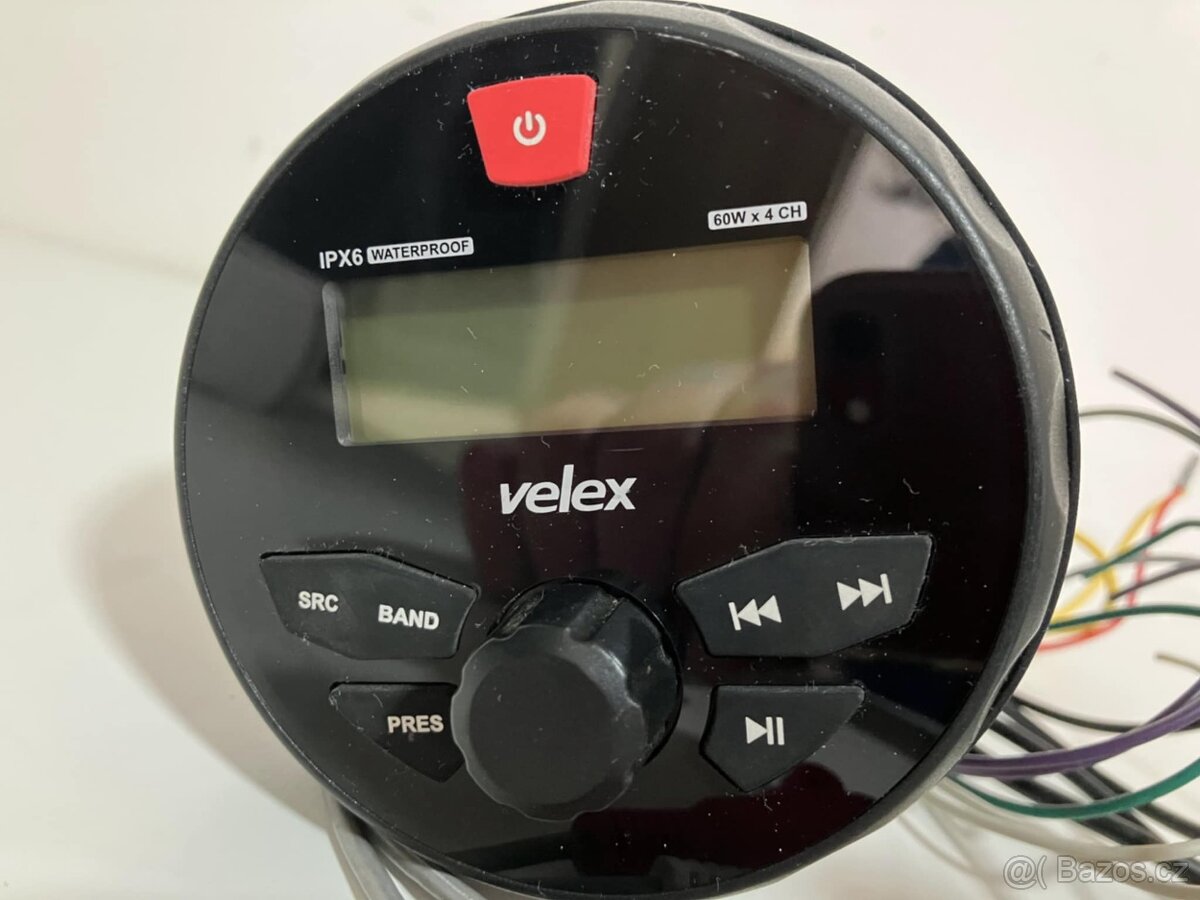 VELEX 163D autorádio voděodolné IPX6,DAB,Bluetooth,FM,USB 4x - 7