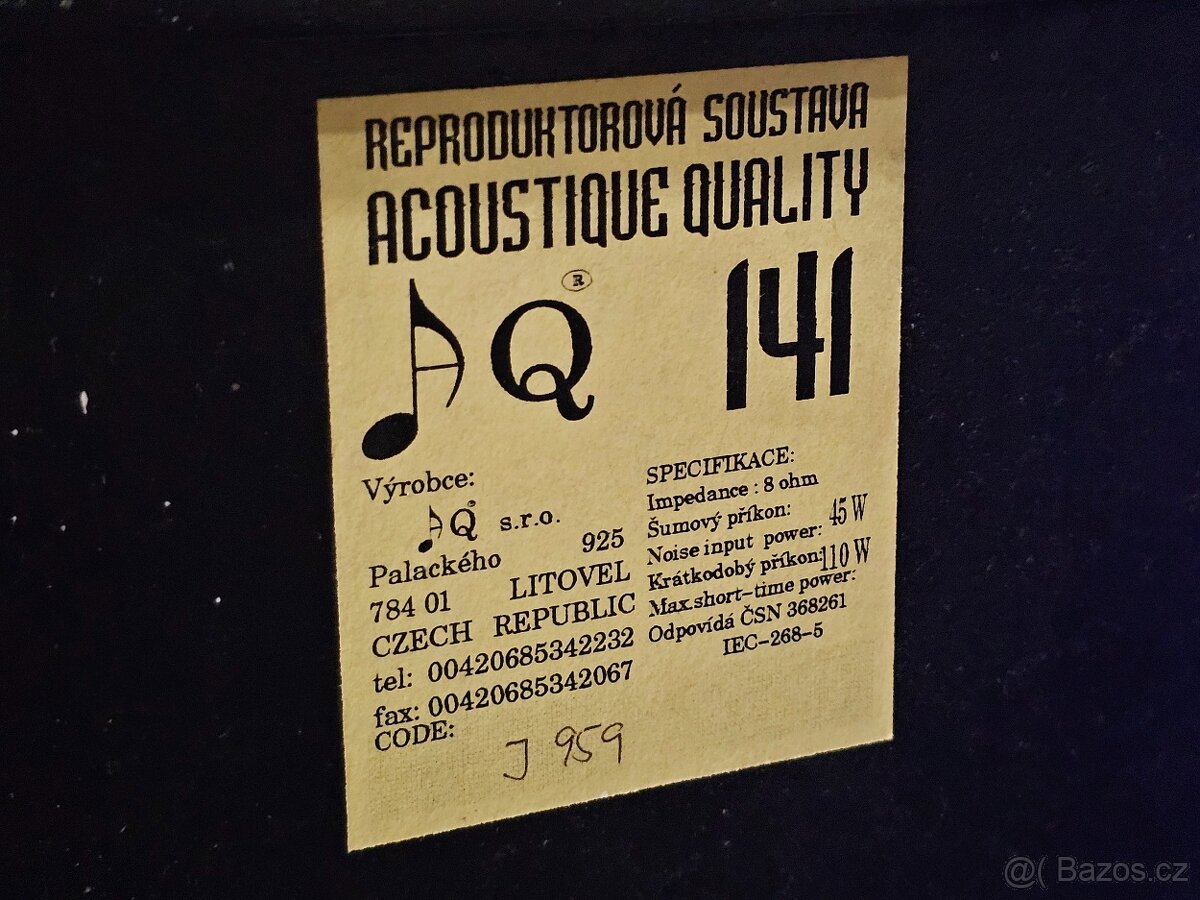 AQ 141 Reproduktory - 7