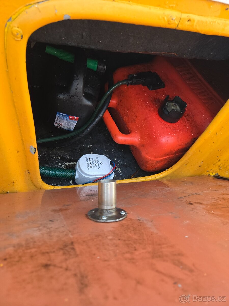 Lod, člun 5x1.9m, i vlek, motor elektrický start - 7