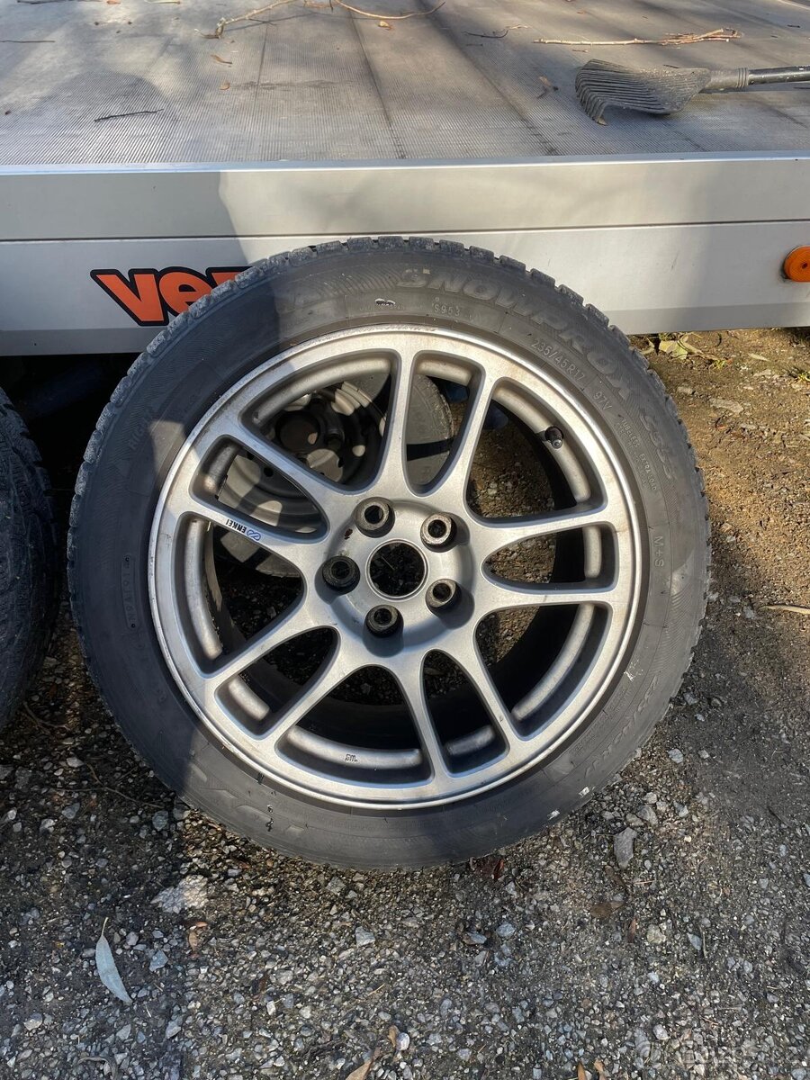 Enkei alu kola zimní pneu 235/45 R17 - 7
