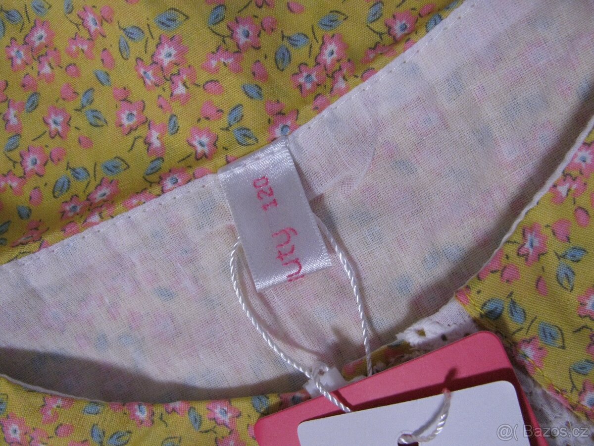 Karnevalový kostým, 3 dílný Děvče z prerije apod. vel.122 - 7