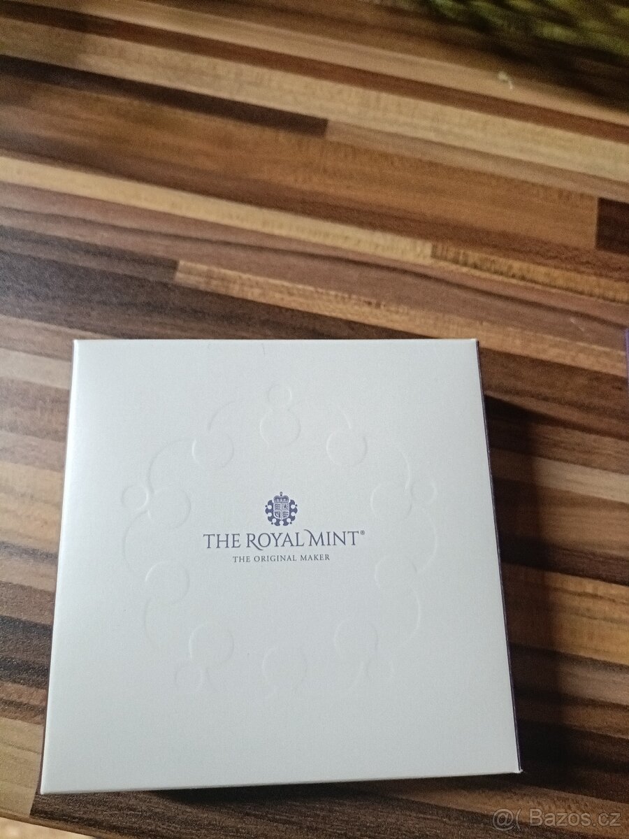 Stříbrná mince Král Karel III. - Korunovace UK 5 GBP 26 g pr - 7