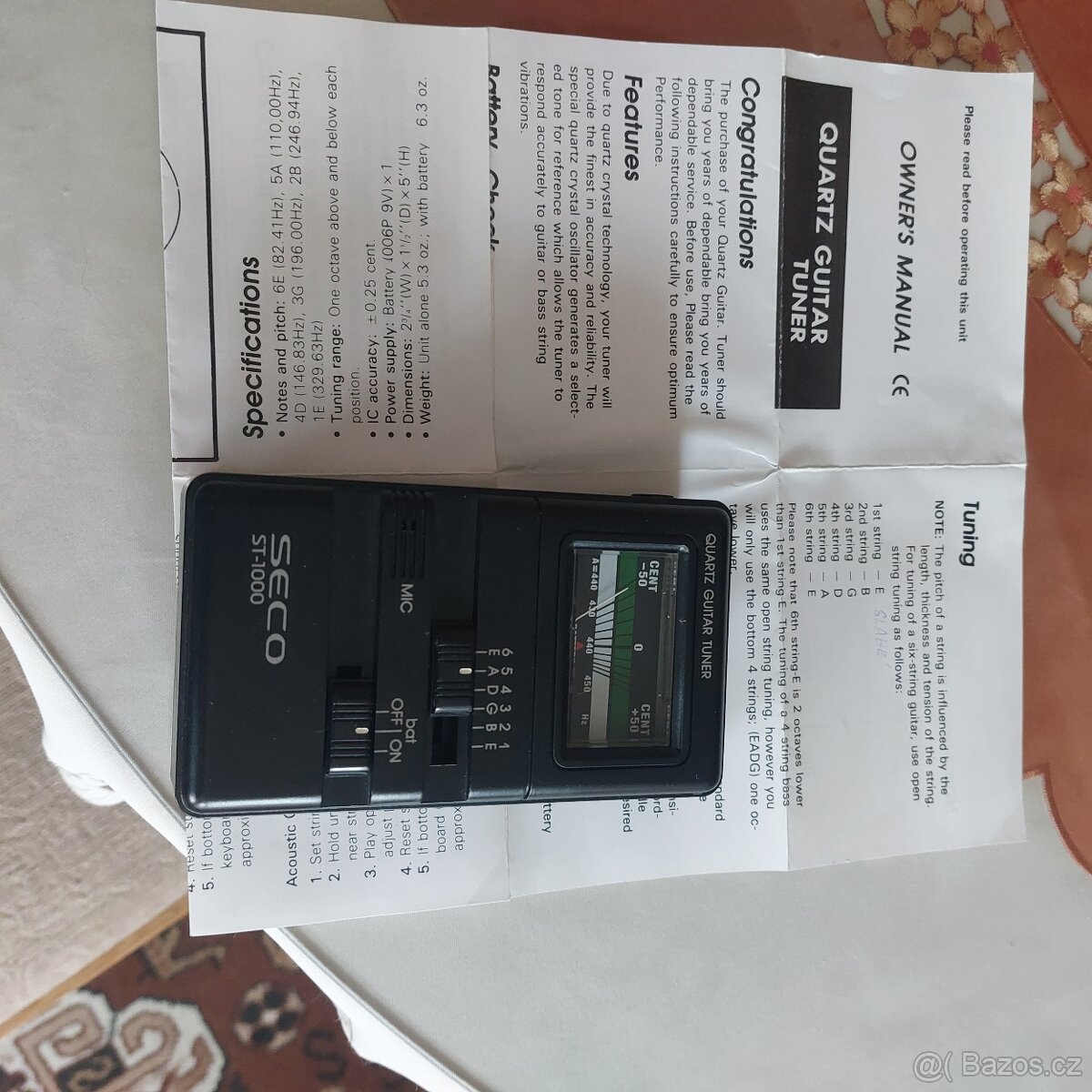 Stará americká cantri kytara. - 7