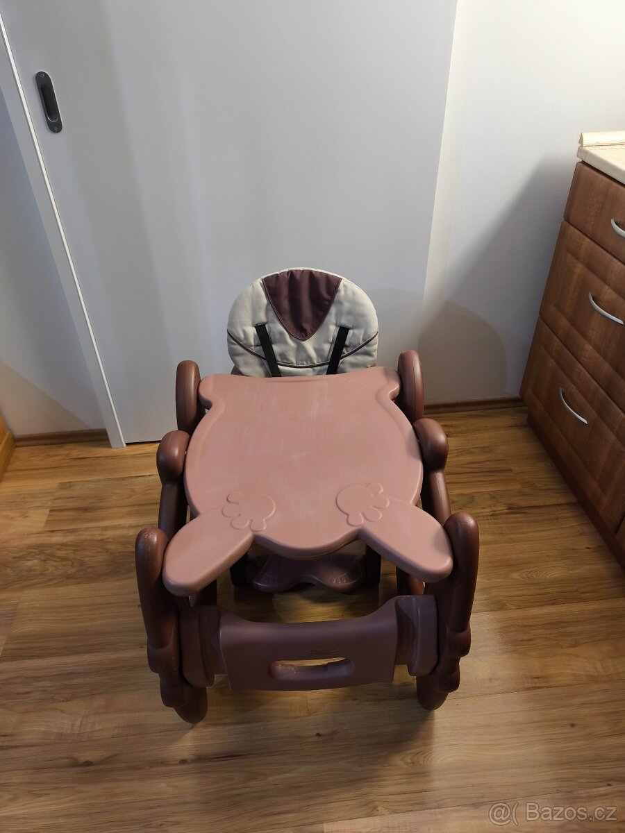 Dětská jídelní židlička a stoleček - 7