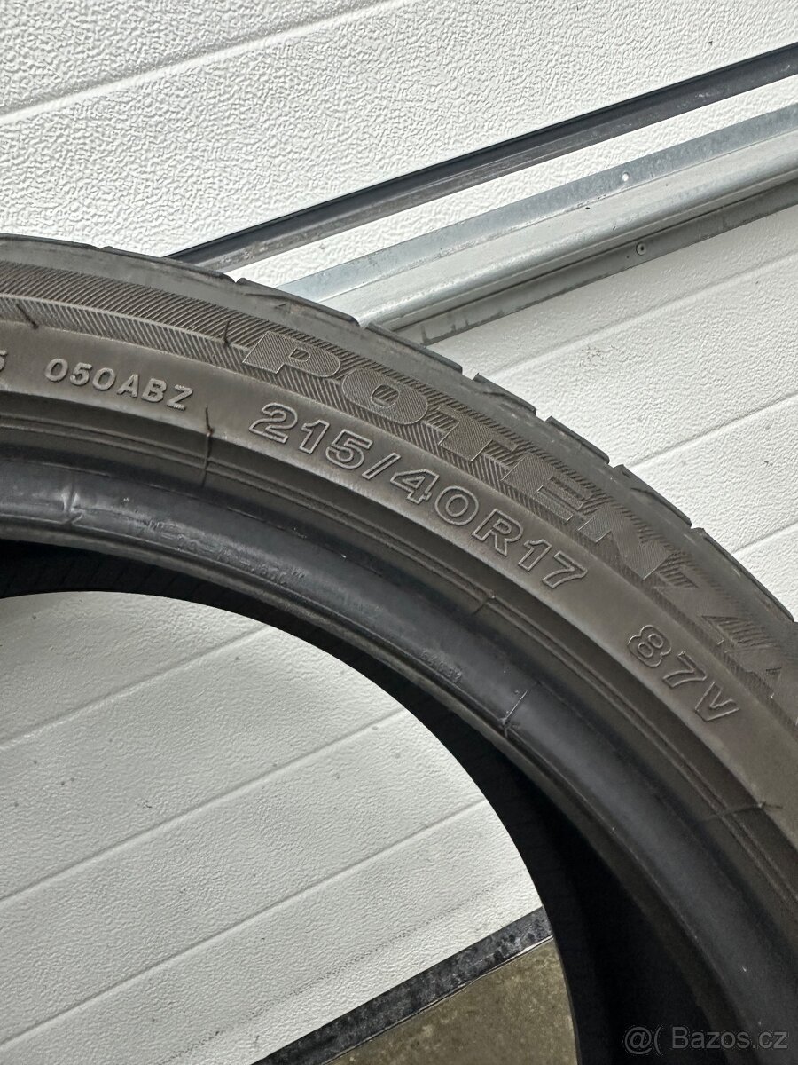 Letní pneumatiky Bridgestone Potenza 215/40/17 - 7