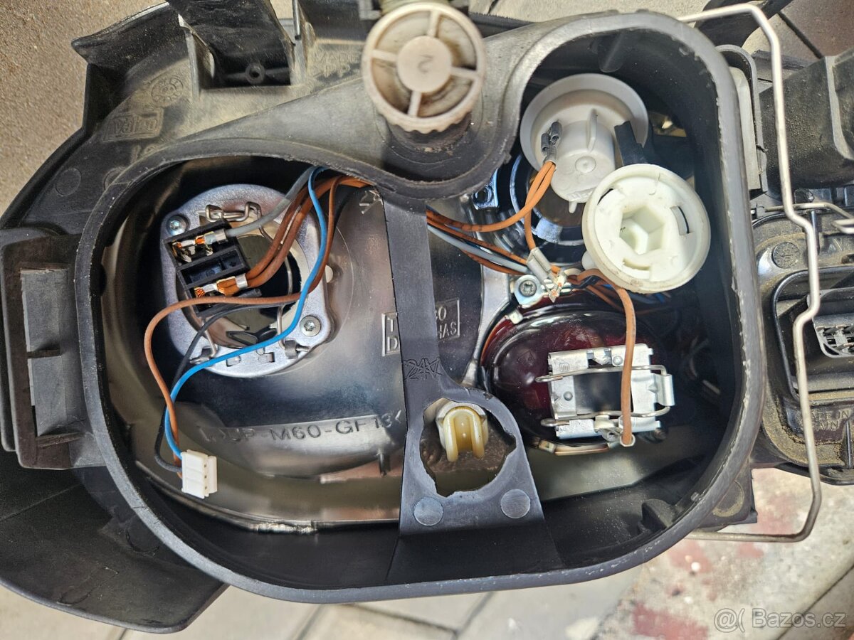 Přední originál světla VW Golf 4 "SKLENĚNÉ" - 7