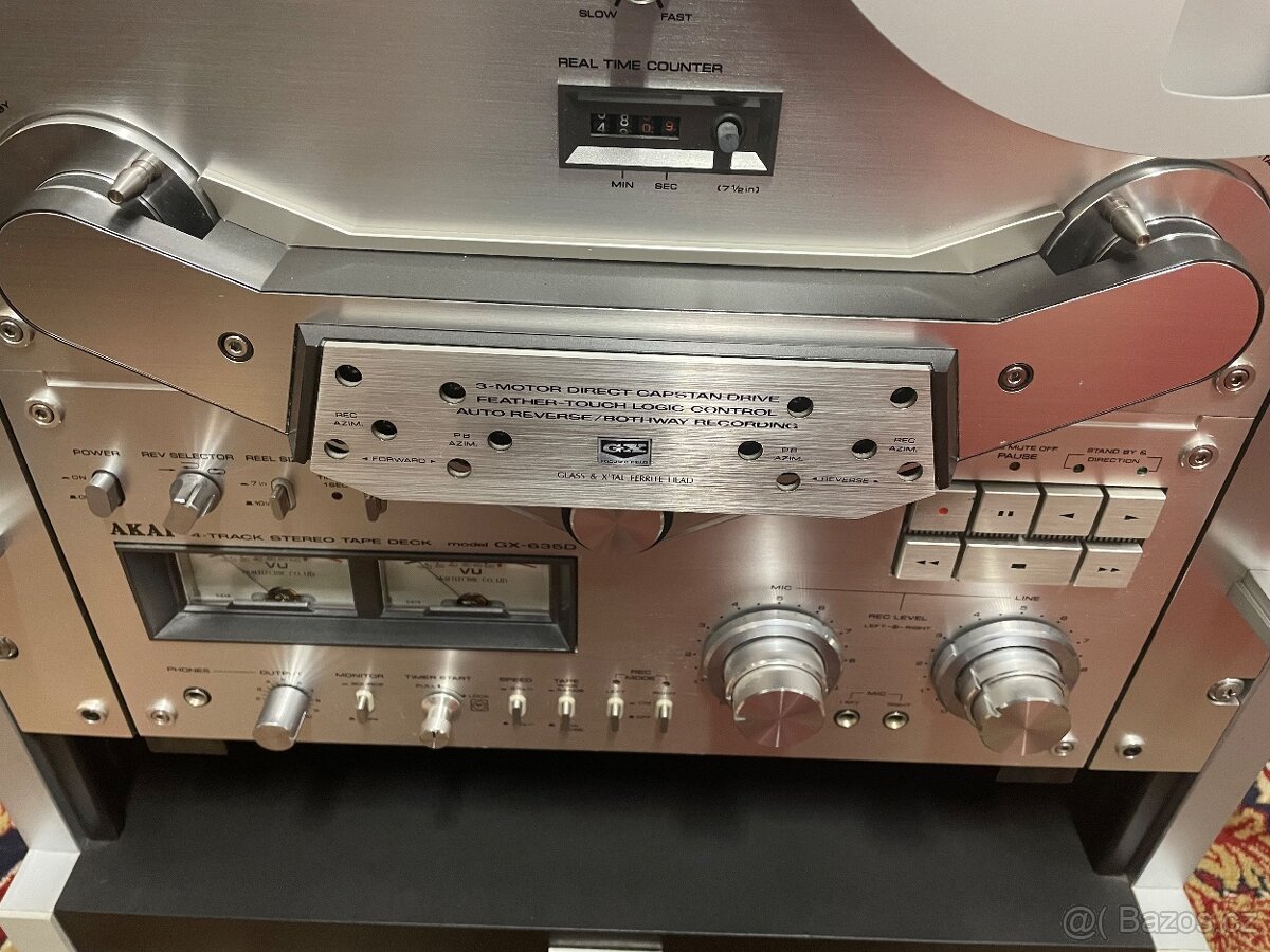 kotoučový magnetofon AKAI GX-635D v racku - 7