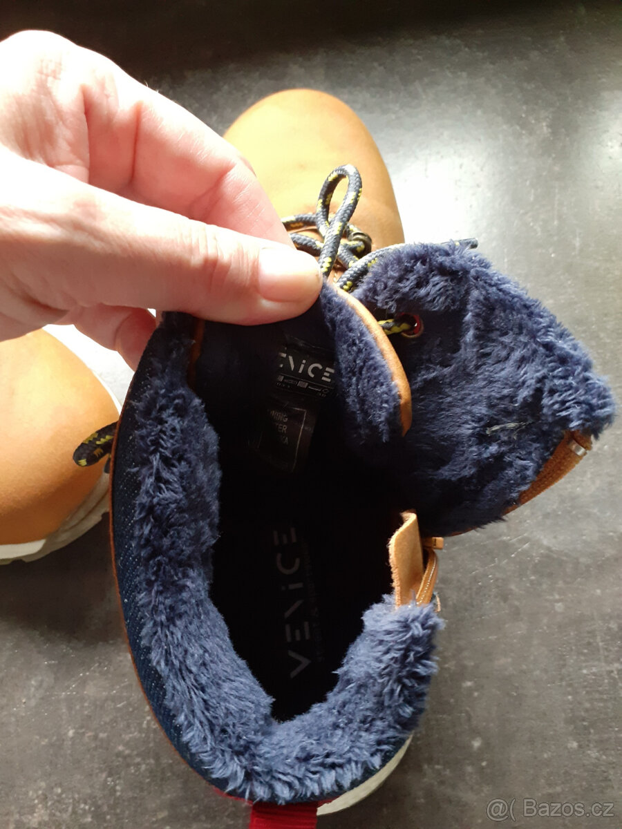 Chlapecké zateplené kotníkové boty Venice vel. 39 - 7