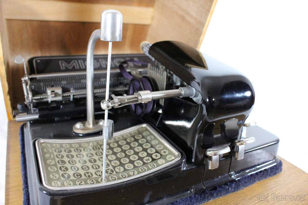 starožitný psací stroj AEG Mignon - 7