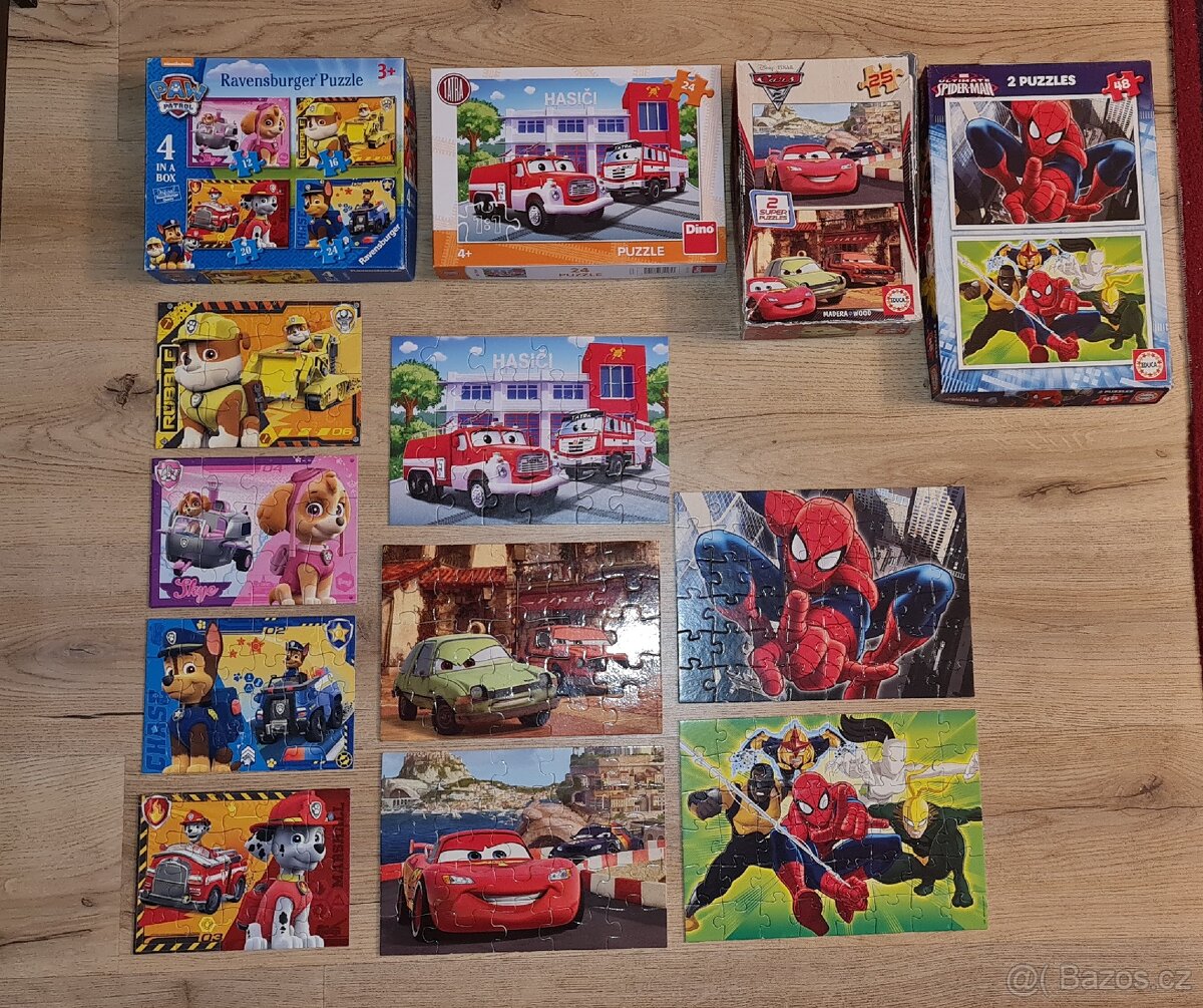 Hračky různé i nové auta,batohy,puzzle.... - 7