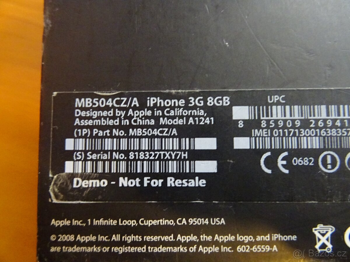 iPhone 1. 8GB. 3G - 7